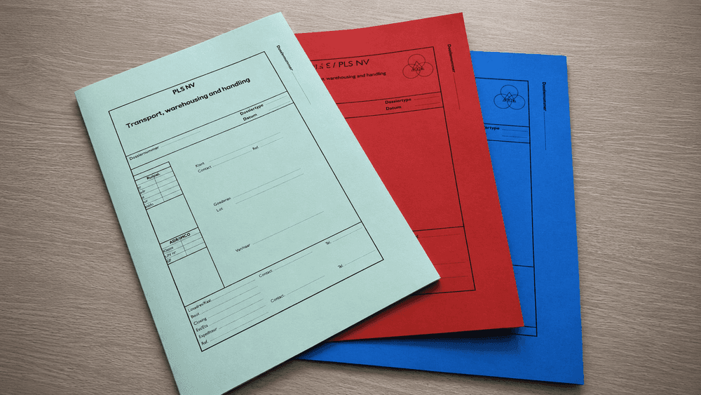 PLS transport files for customs formalities and international logistics services